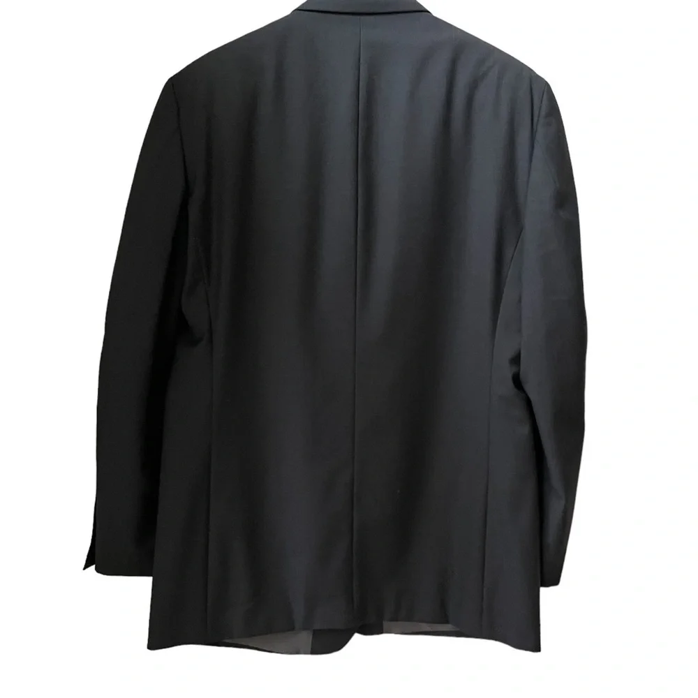 Calvin Klein 3 Button Wool Blazer Suit Jacket in Charcoal‎ Gray Size: 40R